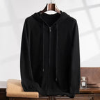 ENZO | HOODED ZIP CARDIGAN