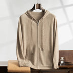 ENZO | HOODED ZIP CARDIGAN