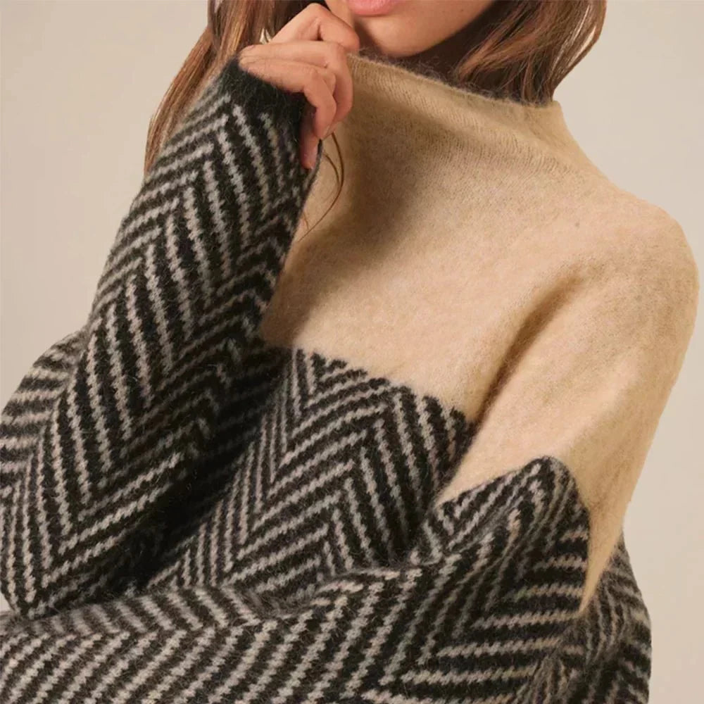ESMA | HERRINGBONE KNIT TOP