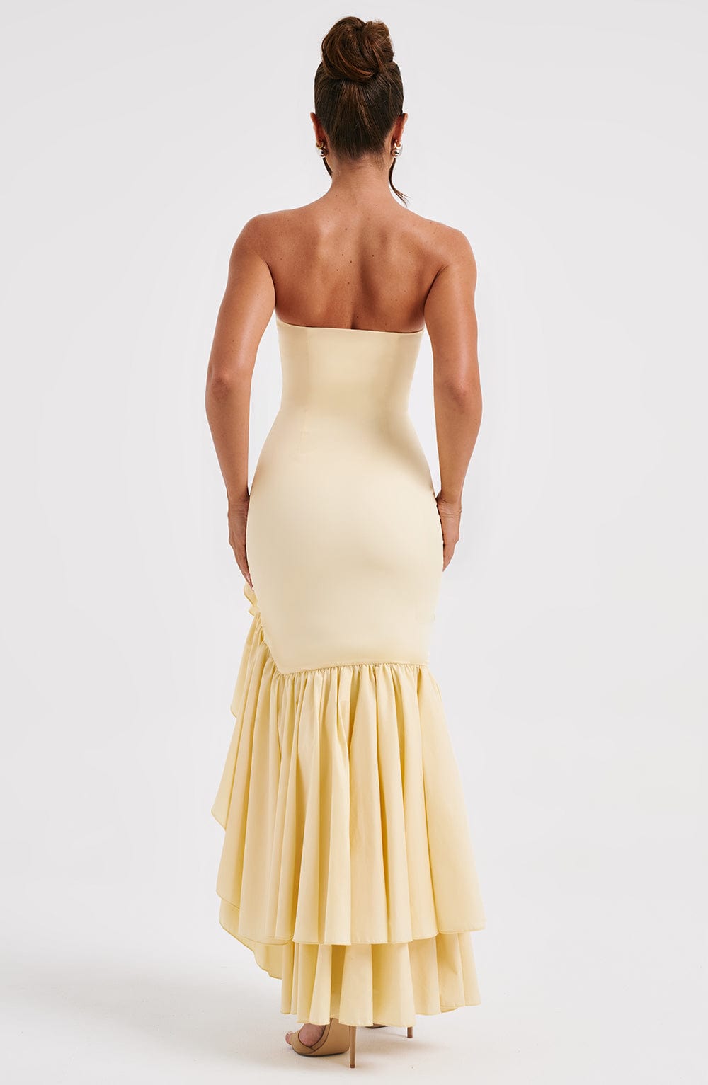 ESPERANZA | RUFFLE MAXI DRESS - Butter Yellow