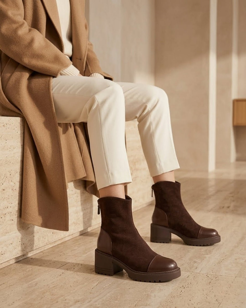 EUDORA | SUEDE ANKLE BOOTS