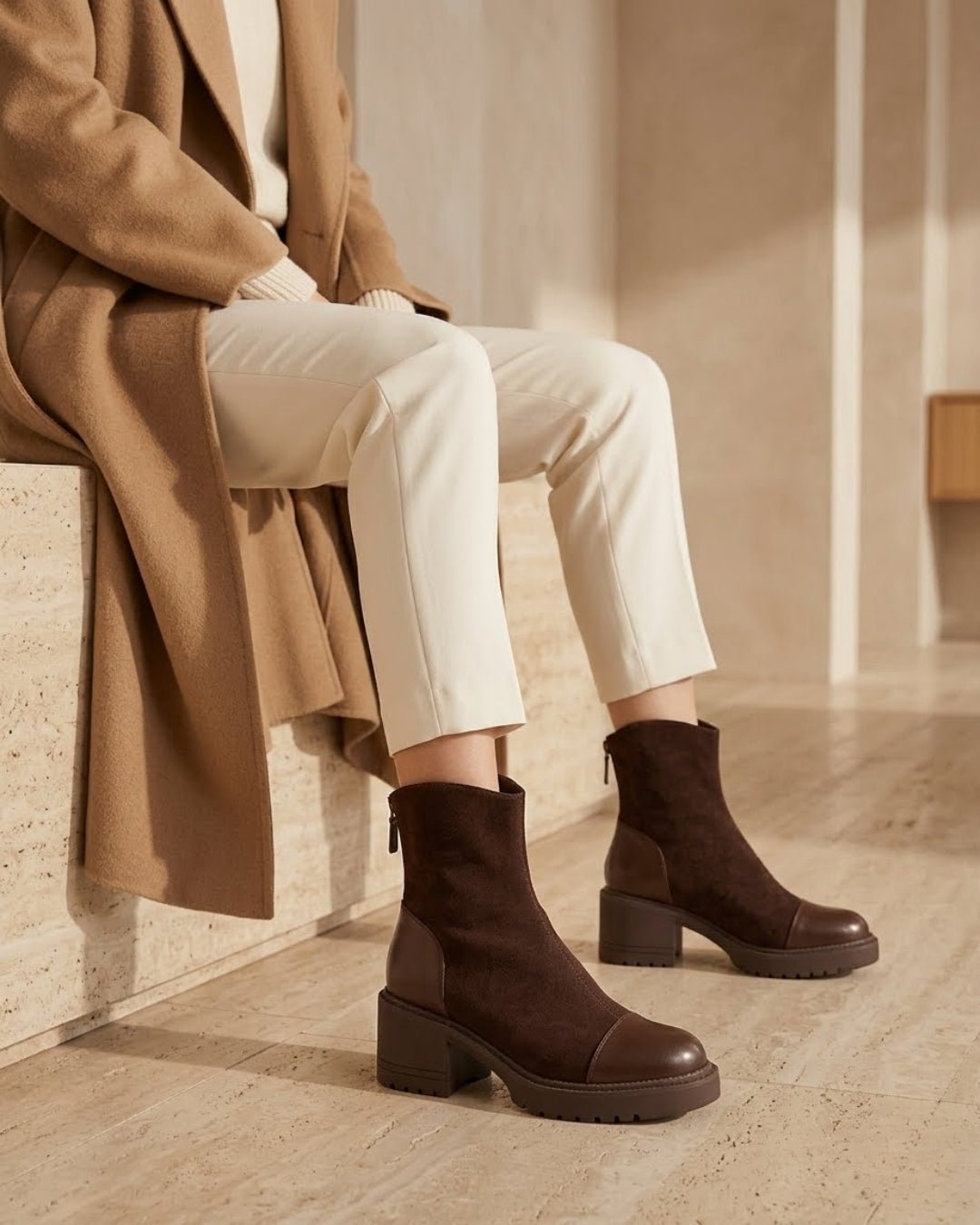 EUDORA | SUEDE ANKLE BOOTS