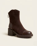 EUDORA | SUEDE ANKLE BOOTS - Brown