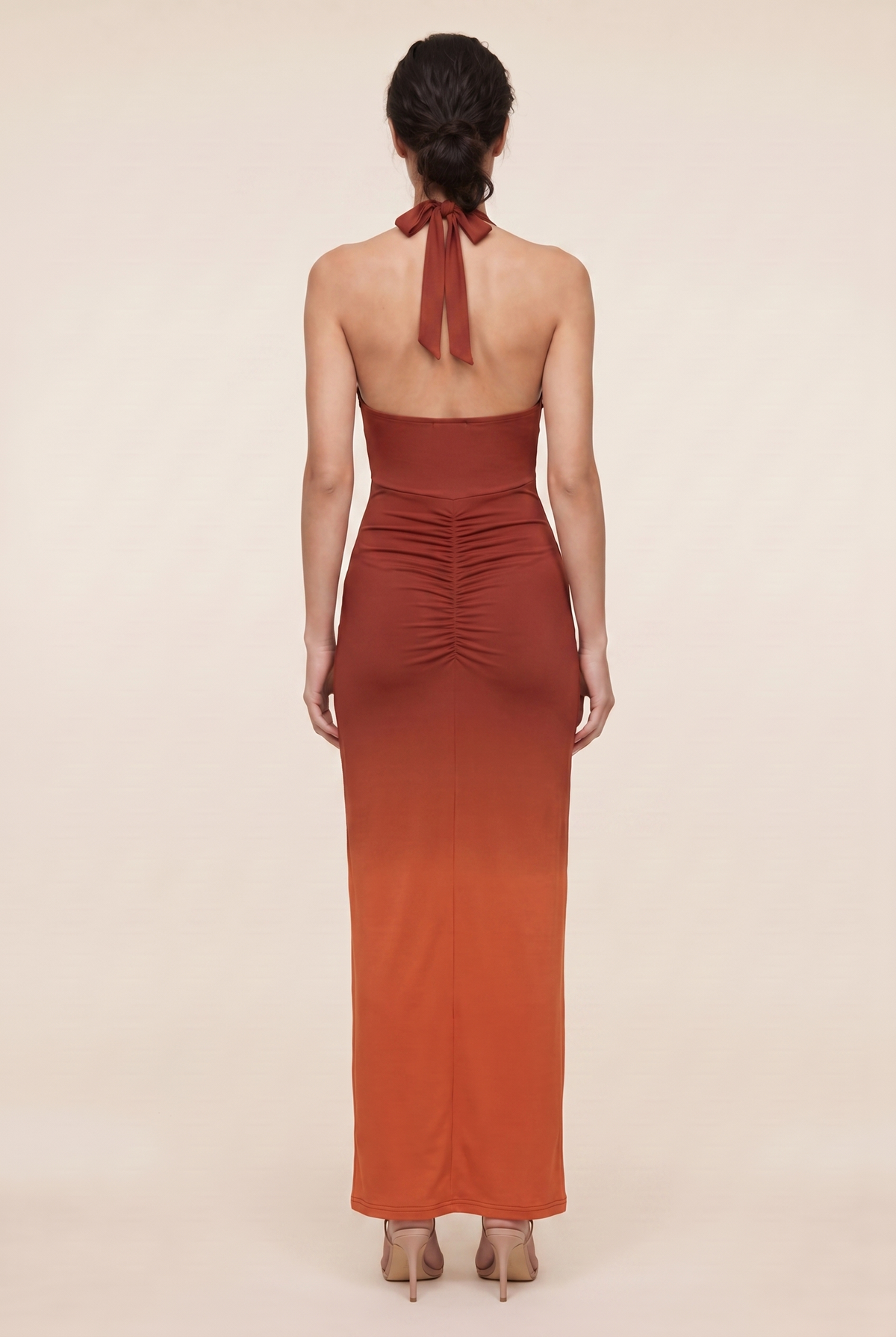 FABIENNE | CUTOUT MAXI DRESS - Sunset Ember