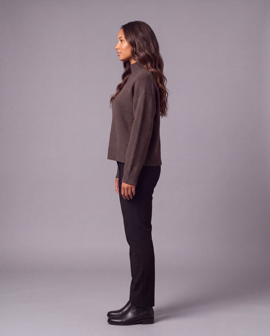 FIAMMETTA | HIGH-NECK KNIT TOP