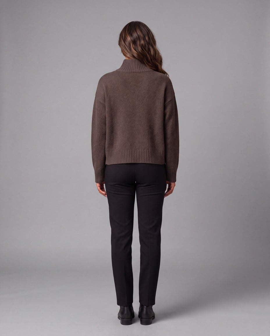 FIAMMETTA | HIGH-NECK KNIT TOP