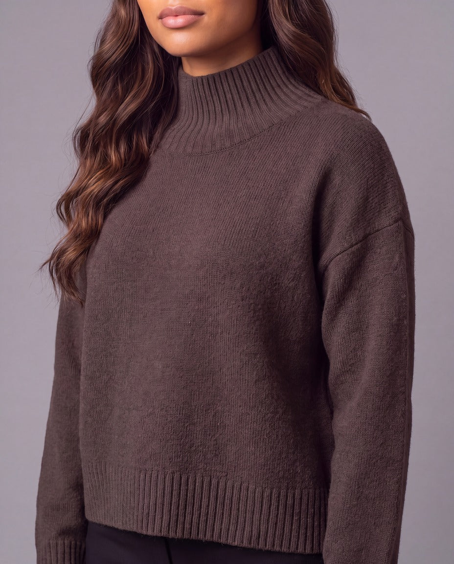 FIAMMETTA | HIGH-NECK KNIT TOP