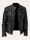 FINN | LEATHER JACKET - Black