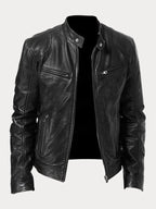 FINN | LEATHER JACKET - Black