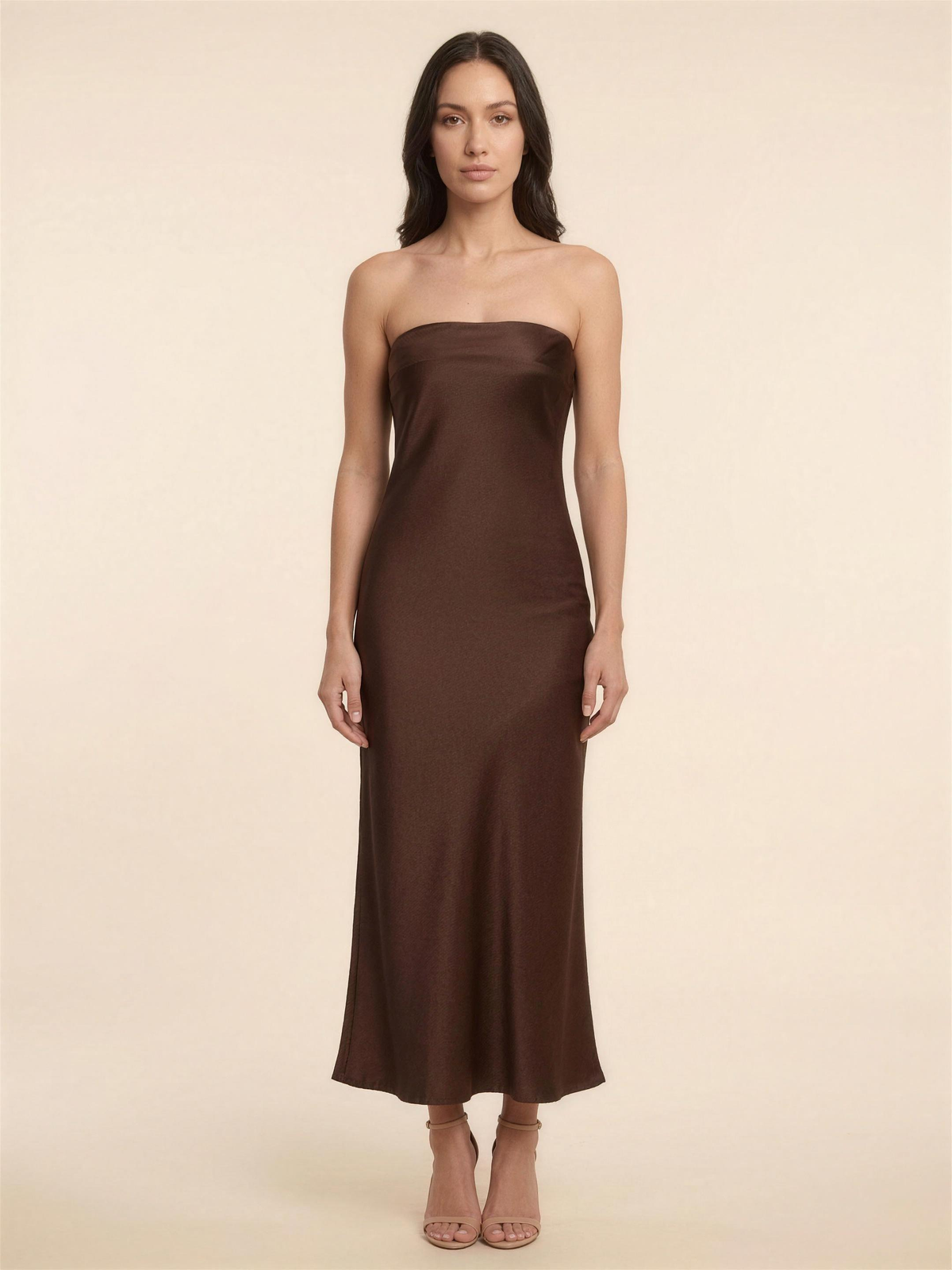 FRANCINE | MAXI DRESS - Dark Brown