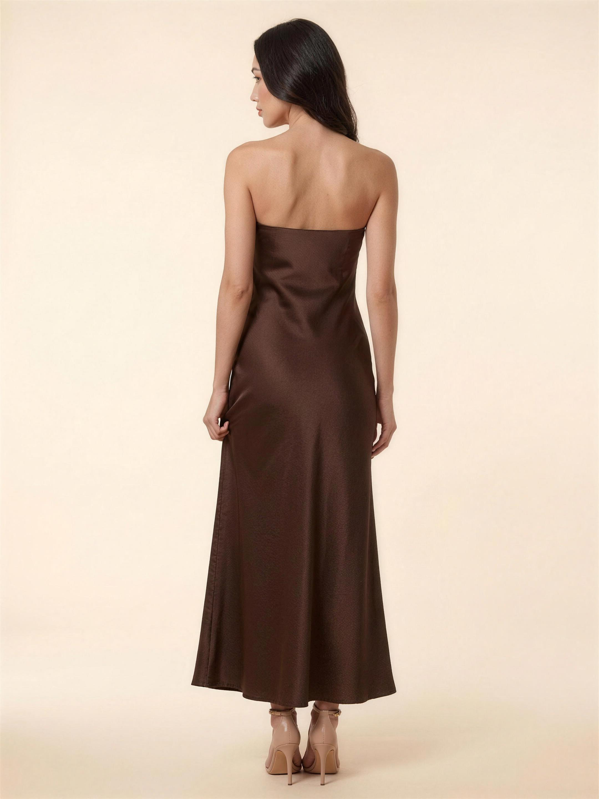 FRANCINE | MAXI DRESS - Dark Brown