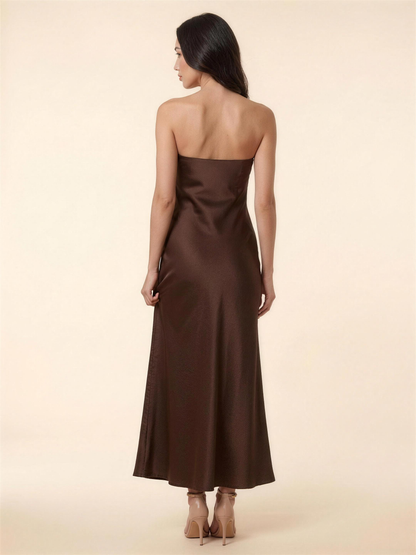 FRANCINE | MAXI DRESS - Dark Brown