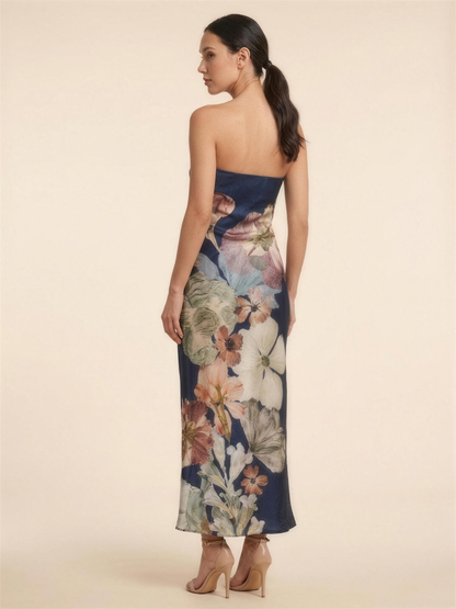 FRANCINE | MAXI DRESS - Navy Floral