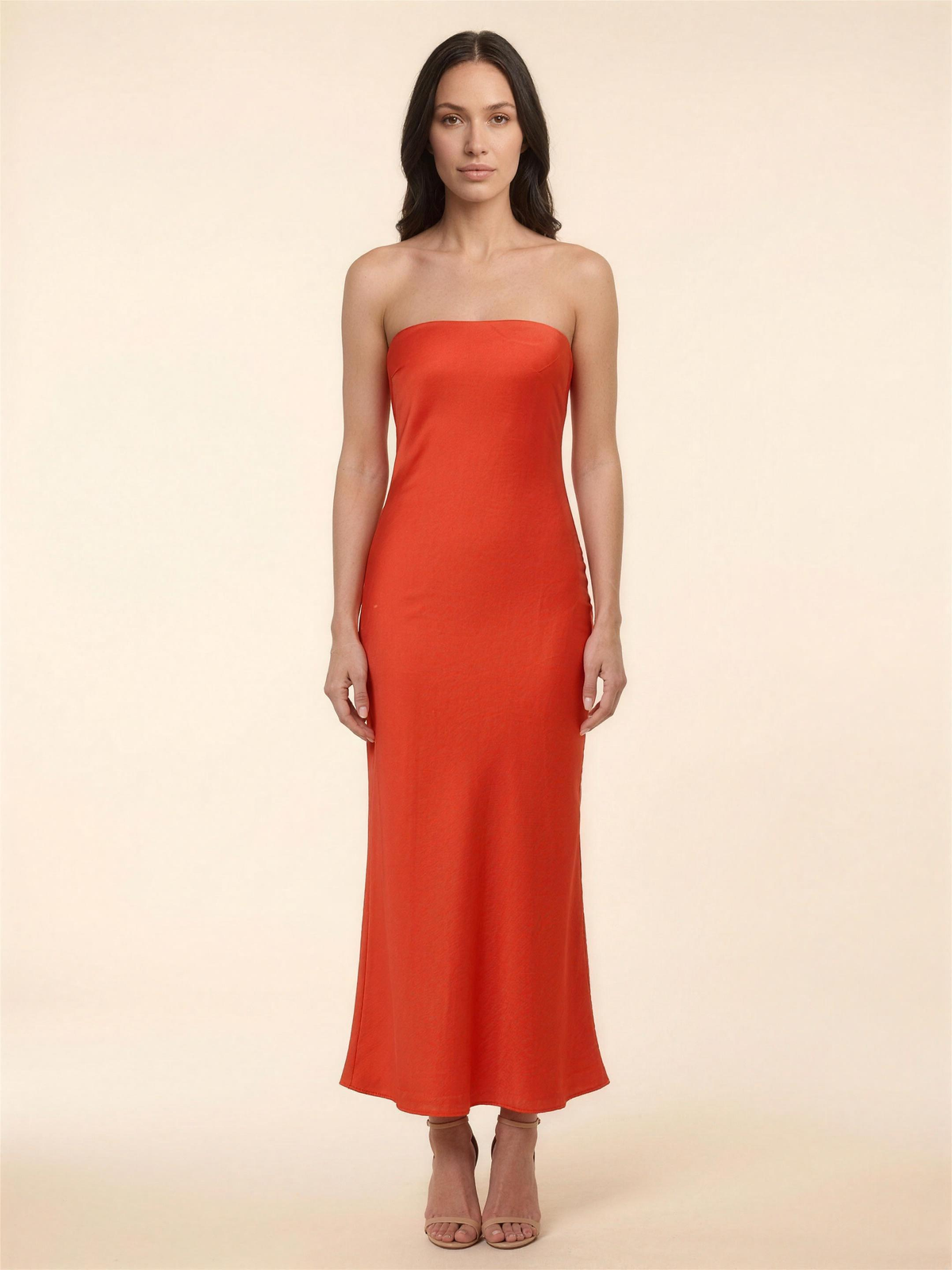 FRANCINE | MAXI DRESS - Sunset Red