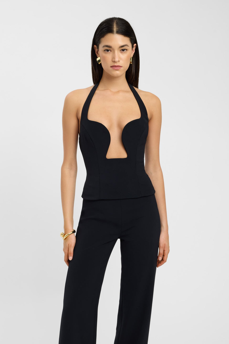 GENOVEVA | HALTER TOP - Black