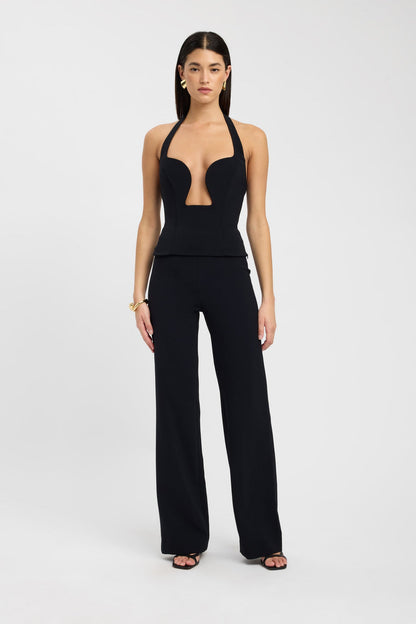 GENOVEVA | HALTER TOP - Black