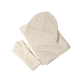 HALINA | COAT-SEASON ACCESSORIES SET - Ivory