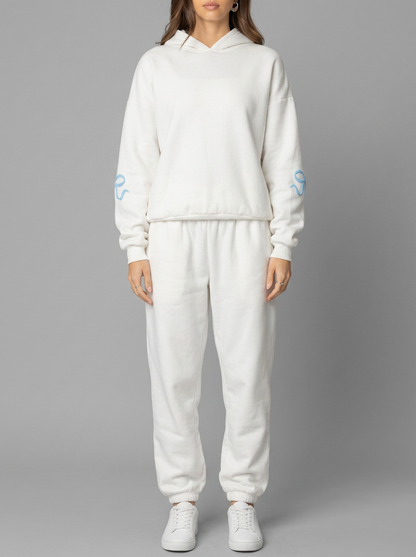 HETTY | BOW DETAIL TRACKSUIT - White