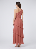 ILENE | ONE SHOULDER TIERED MAXI DRESS - Cinnamon Rose