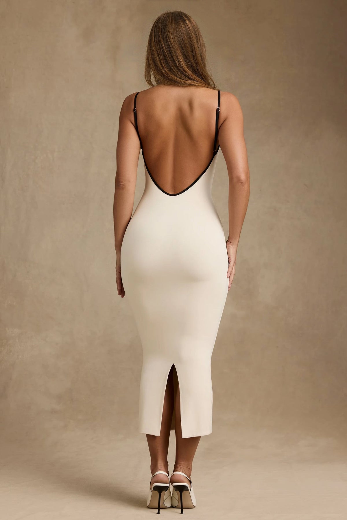 ITALA | SWEETHEART MIDI DRESS - Ivory