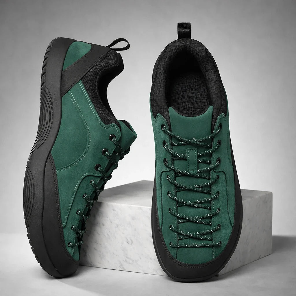 JASPER | LACE-UP SNEAKERS - Green