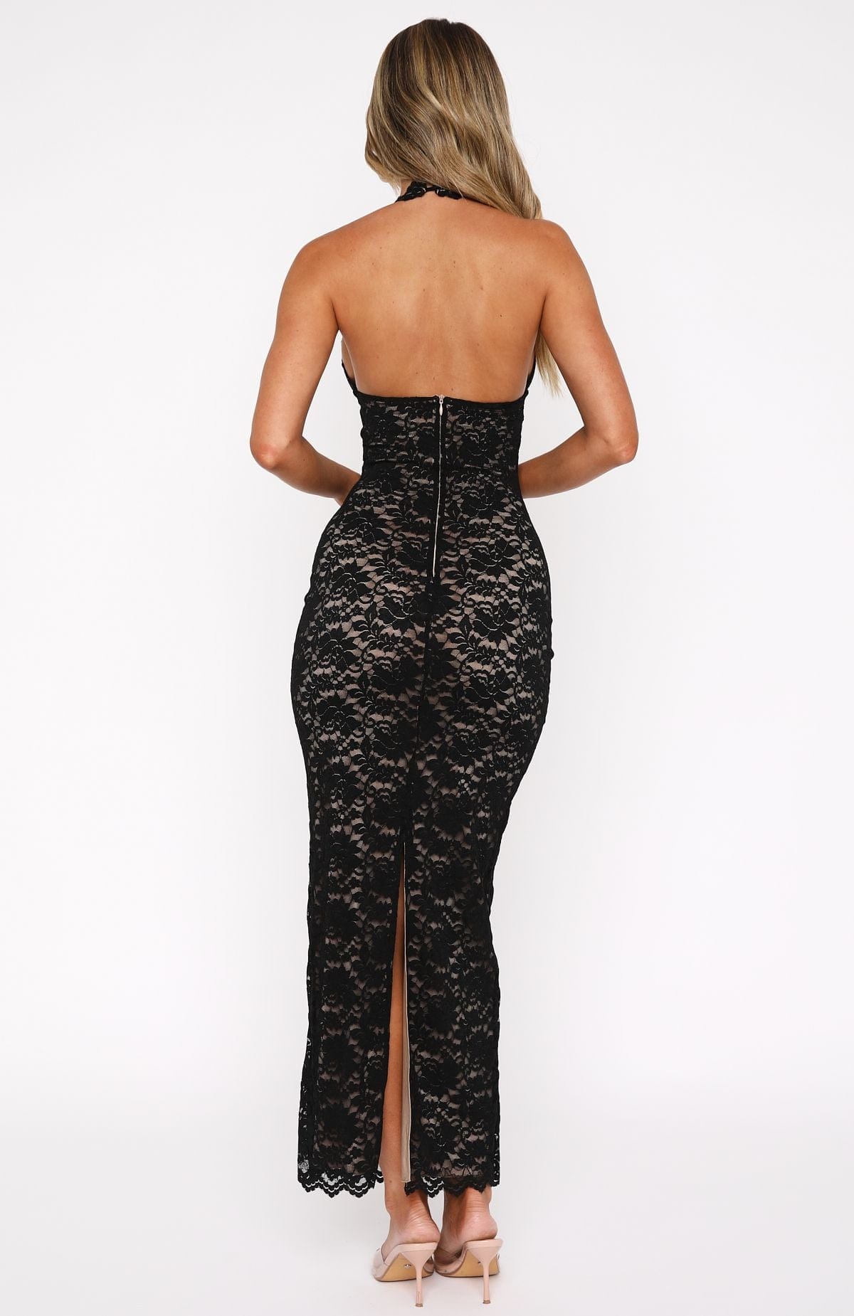JOAQUINA | HALTER MAXI DRESS - Black