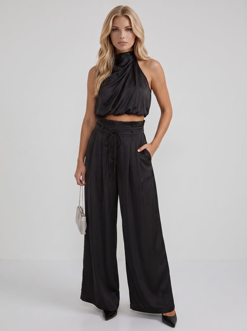 KASSIA | PANTS SET - Black