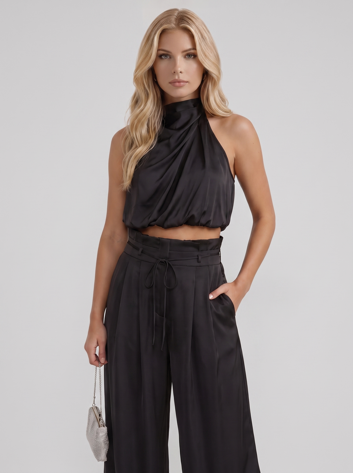 KASSIA | PANTS SET - Black