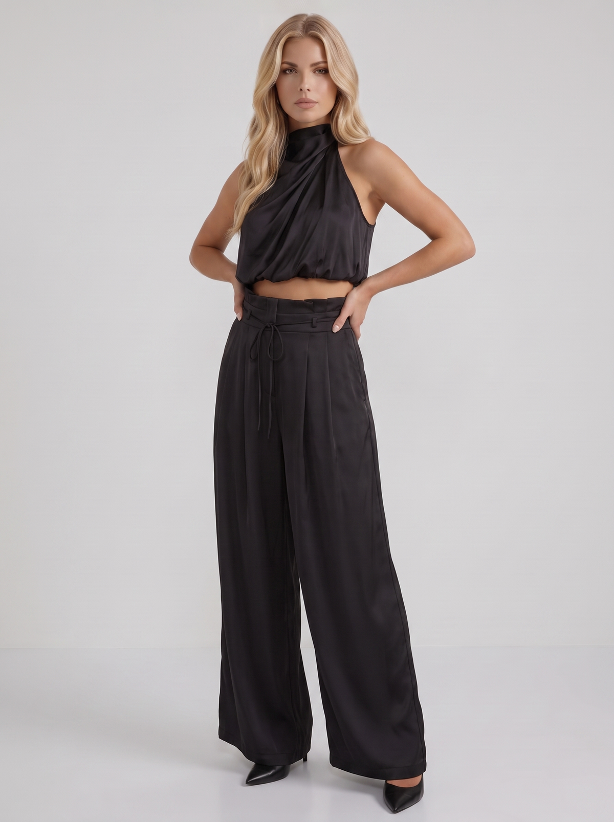 KASSIA | PANTS SET - Black
