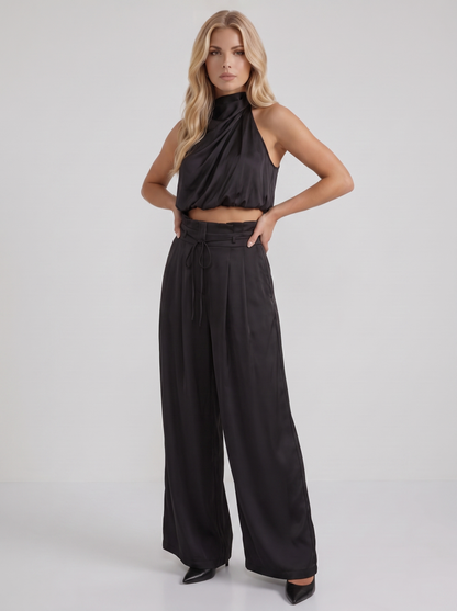 KASSIA | PANTS SET - Black