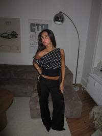 Black Polka Dot