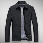LACHLAN | HARRINGTON JACKET - Black
