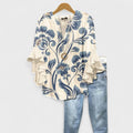 LARISA | RUFFLE SLEEVE TOP - White