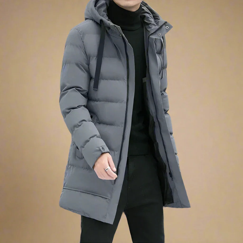 LEANDER | HOODED WINTER PARKA - Gray