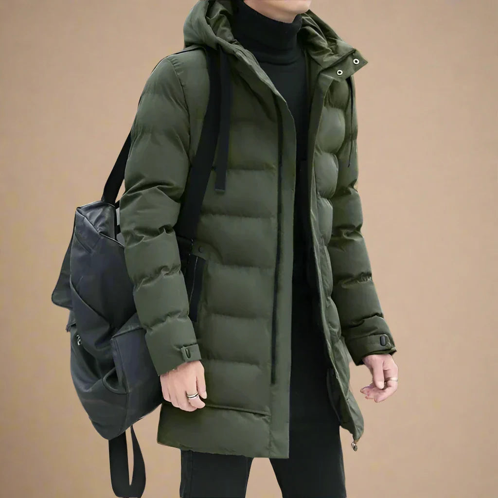 LEANDER | HOODED WINTER PARKA - Green