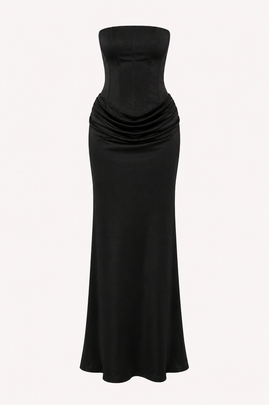 LEONELLE | CORSET MAXI DRESS - Black