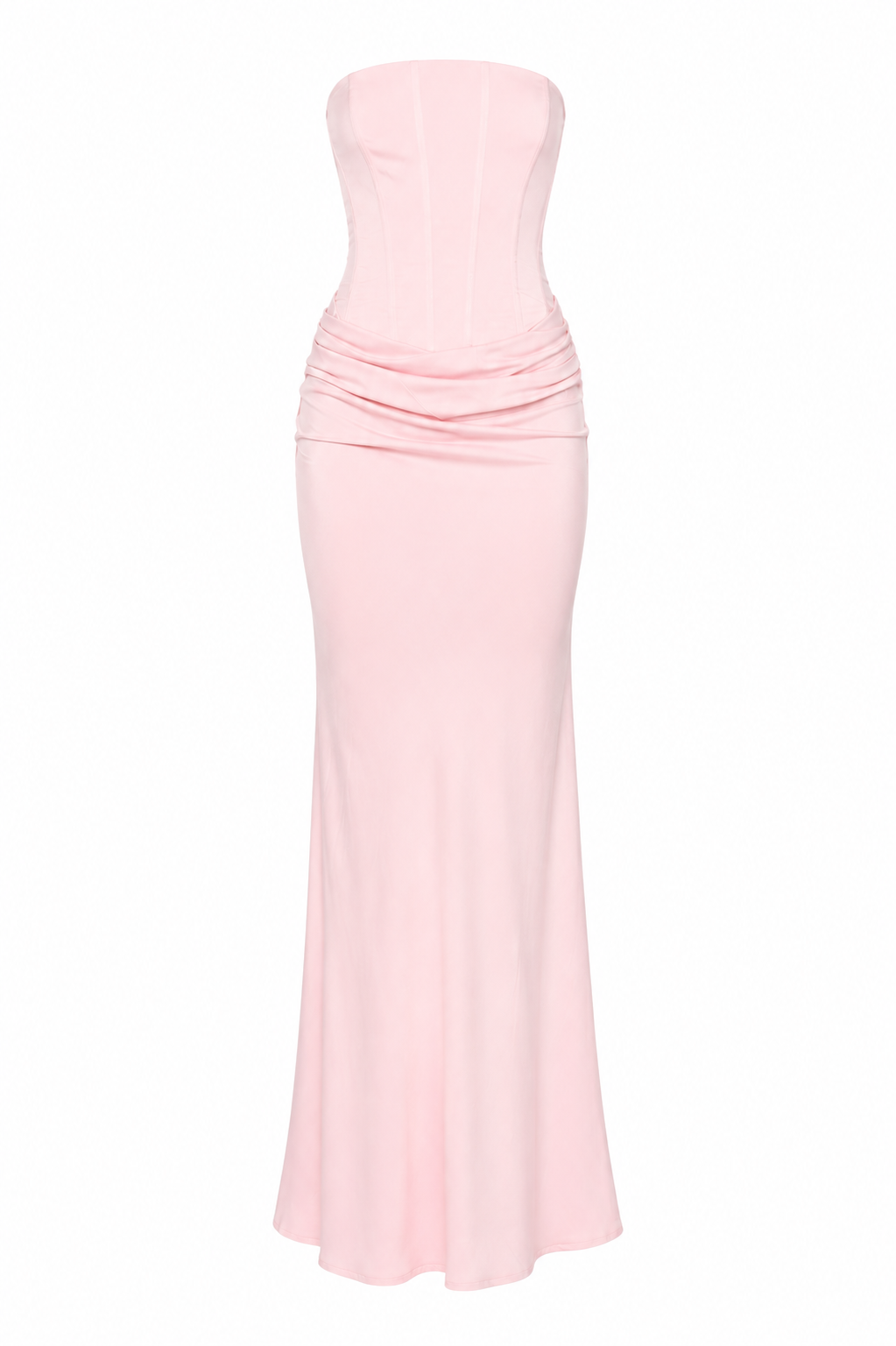 LEONELLE | CORSET MAXI DRESS - Pink