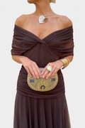LEONOR | MAXI DRESS - Brown