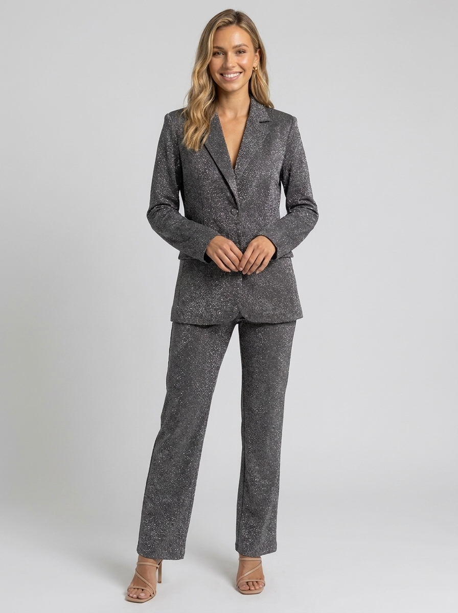 LETICIA | GLITTER SET - Dark Gray