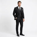 LUCIAN | THREE-PIECE SUIT - Black