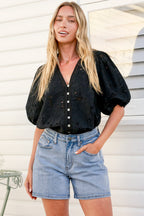 LUDOVICA | EMBROIDERED TOP
