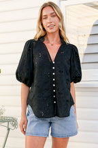 LUDOVICA | EMBROIDERED TOP