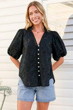 LUDOVICA | EMBROIDERED TOP
