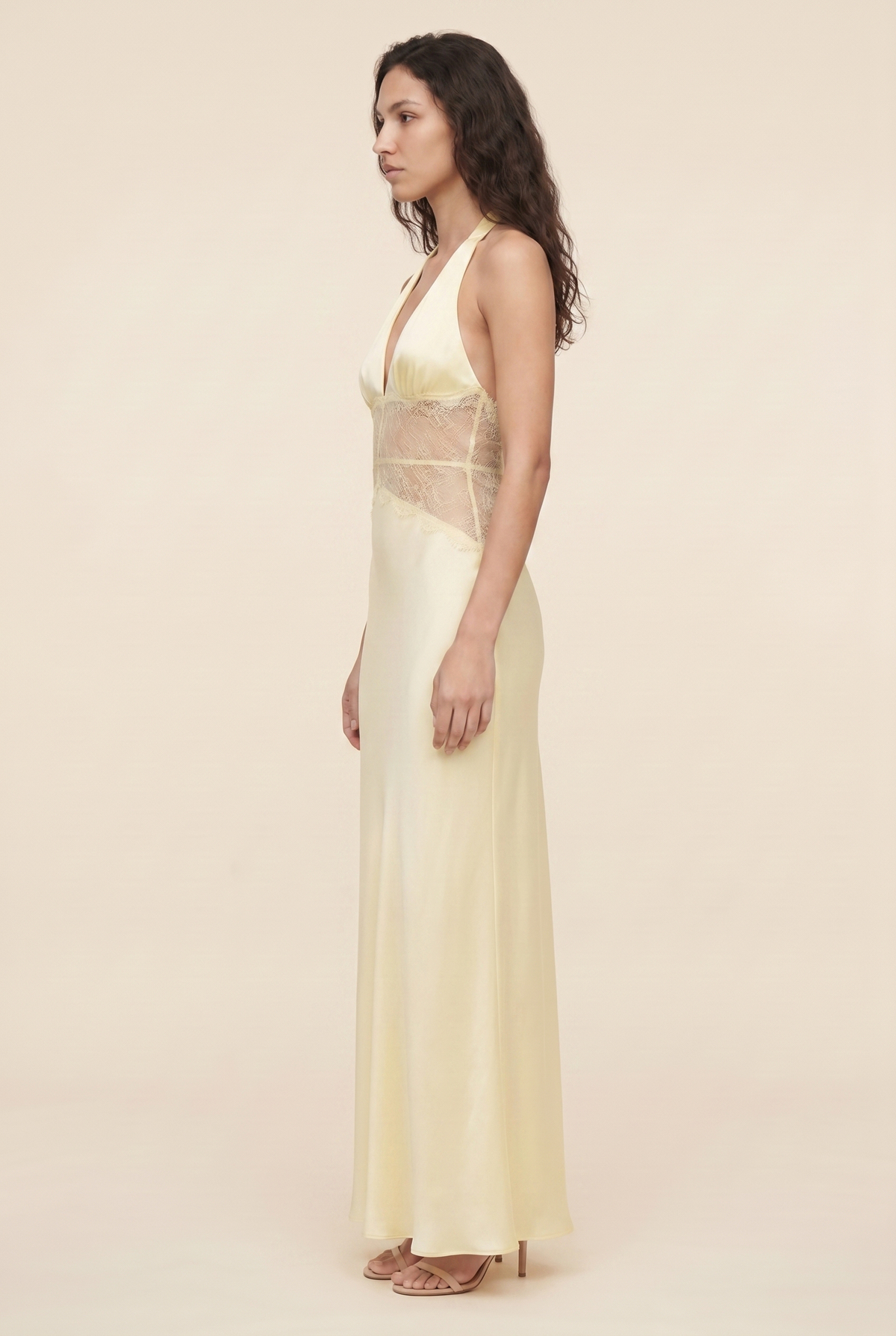 LUMEN | LACE MAXI DRESS - Butter Yellow