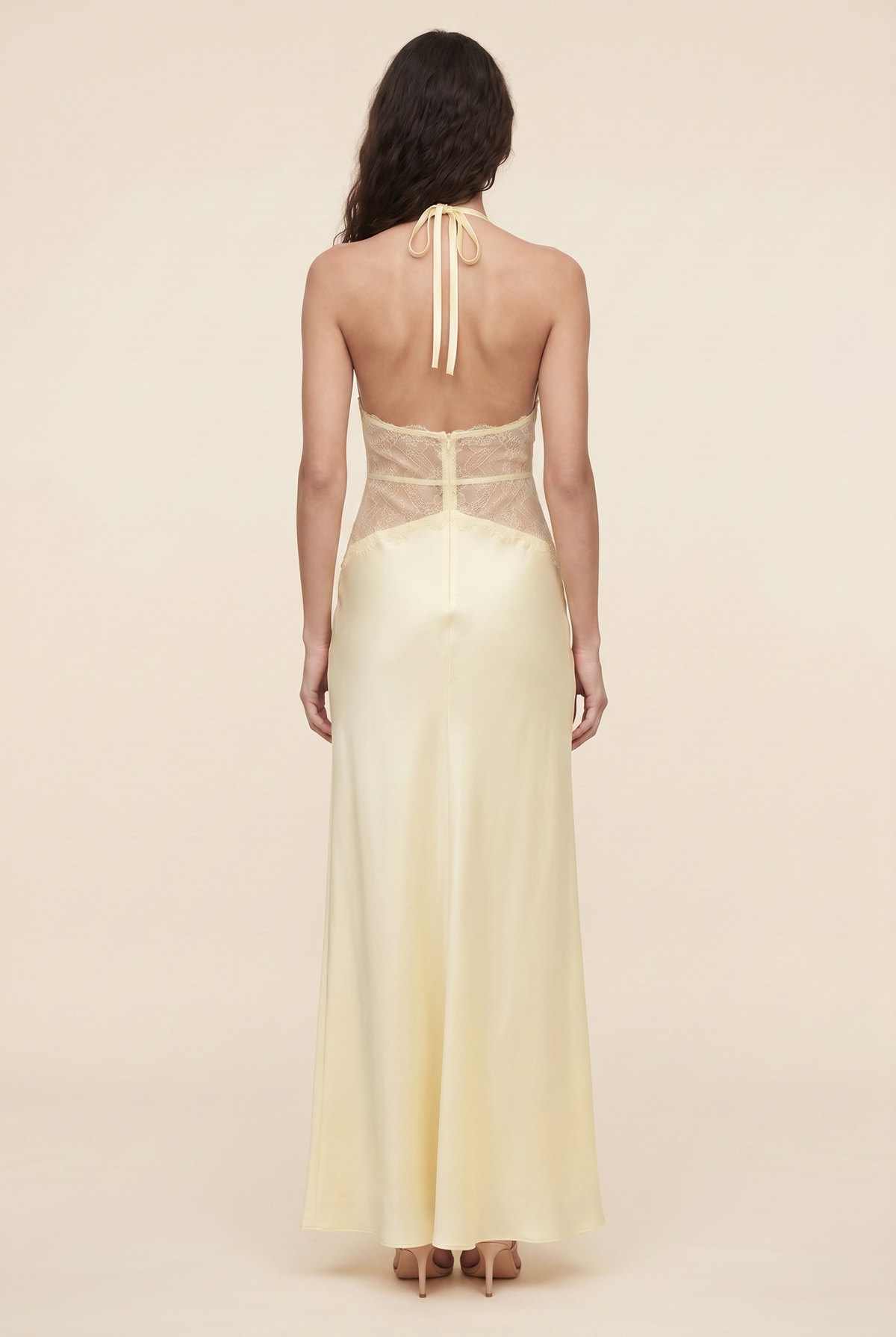 LUMEN | LACE MAXI DRESS - Butter Yellow