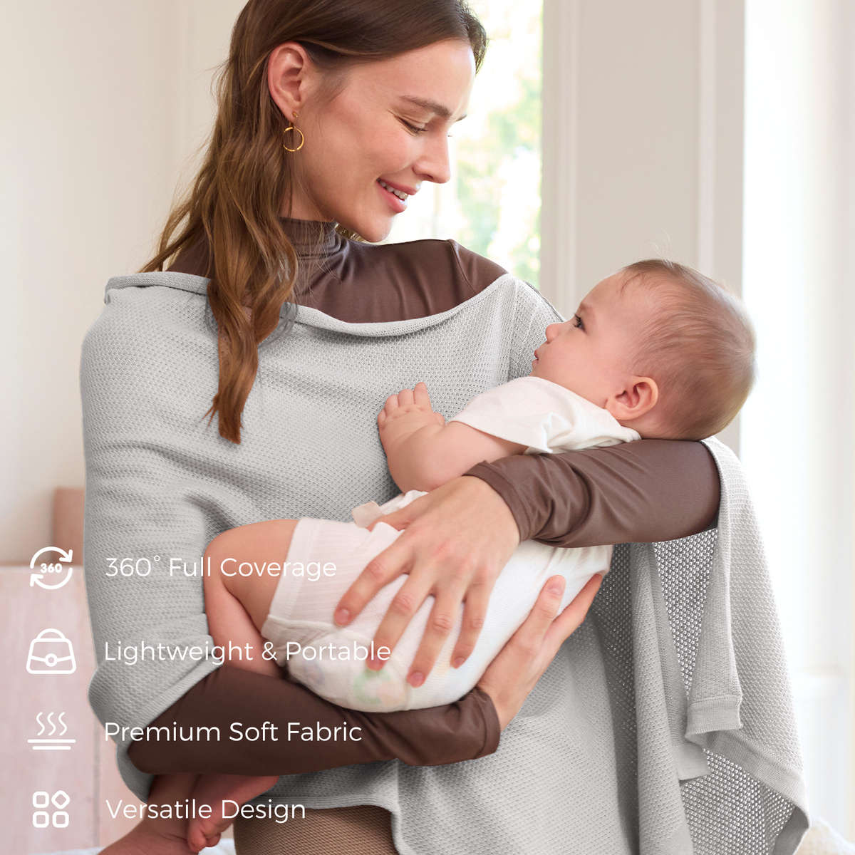 MAE | NURSING COVER - Gray