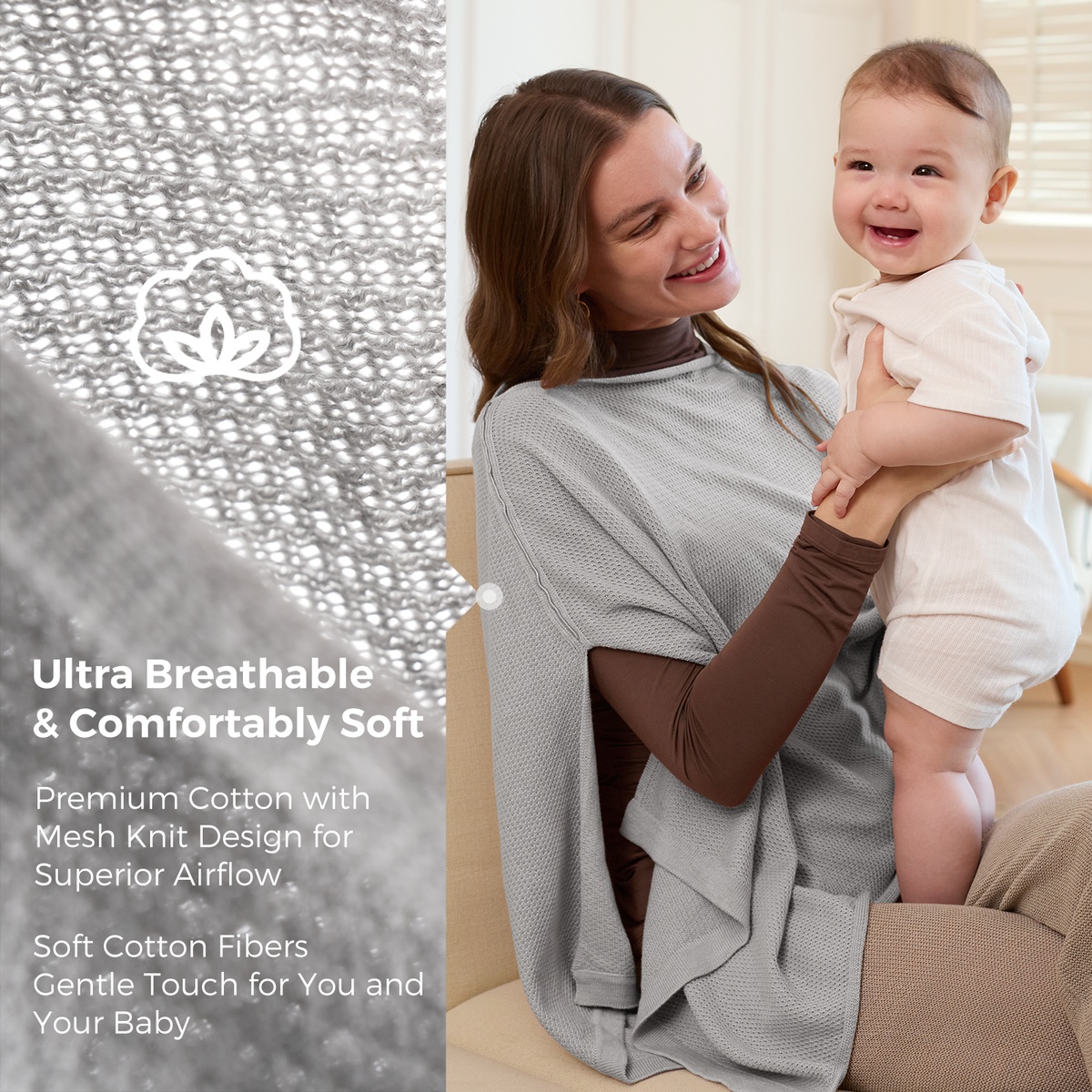 MAE | NURSING COVER - Gray