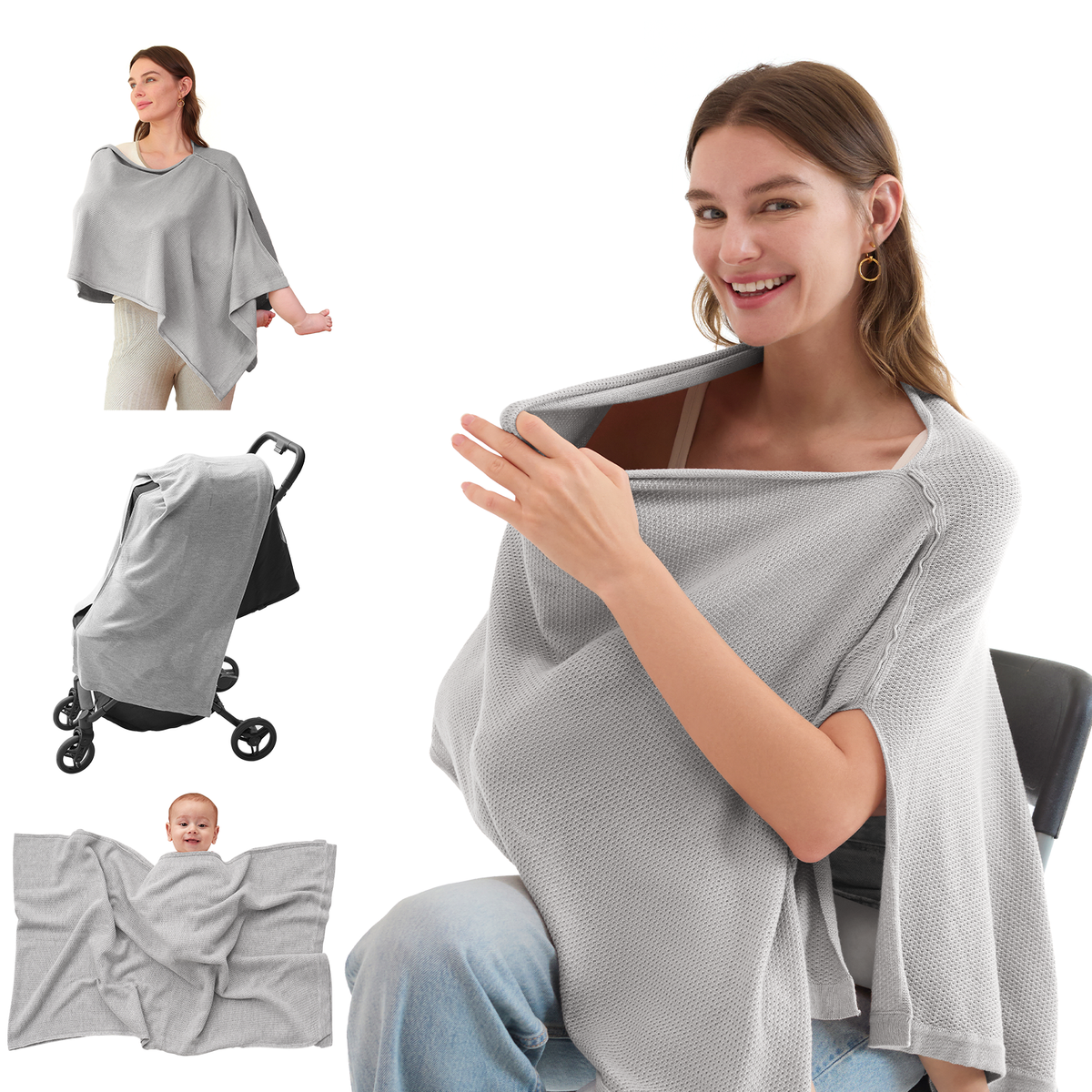 MAE | NURSING COVER - Gray