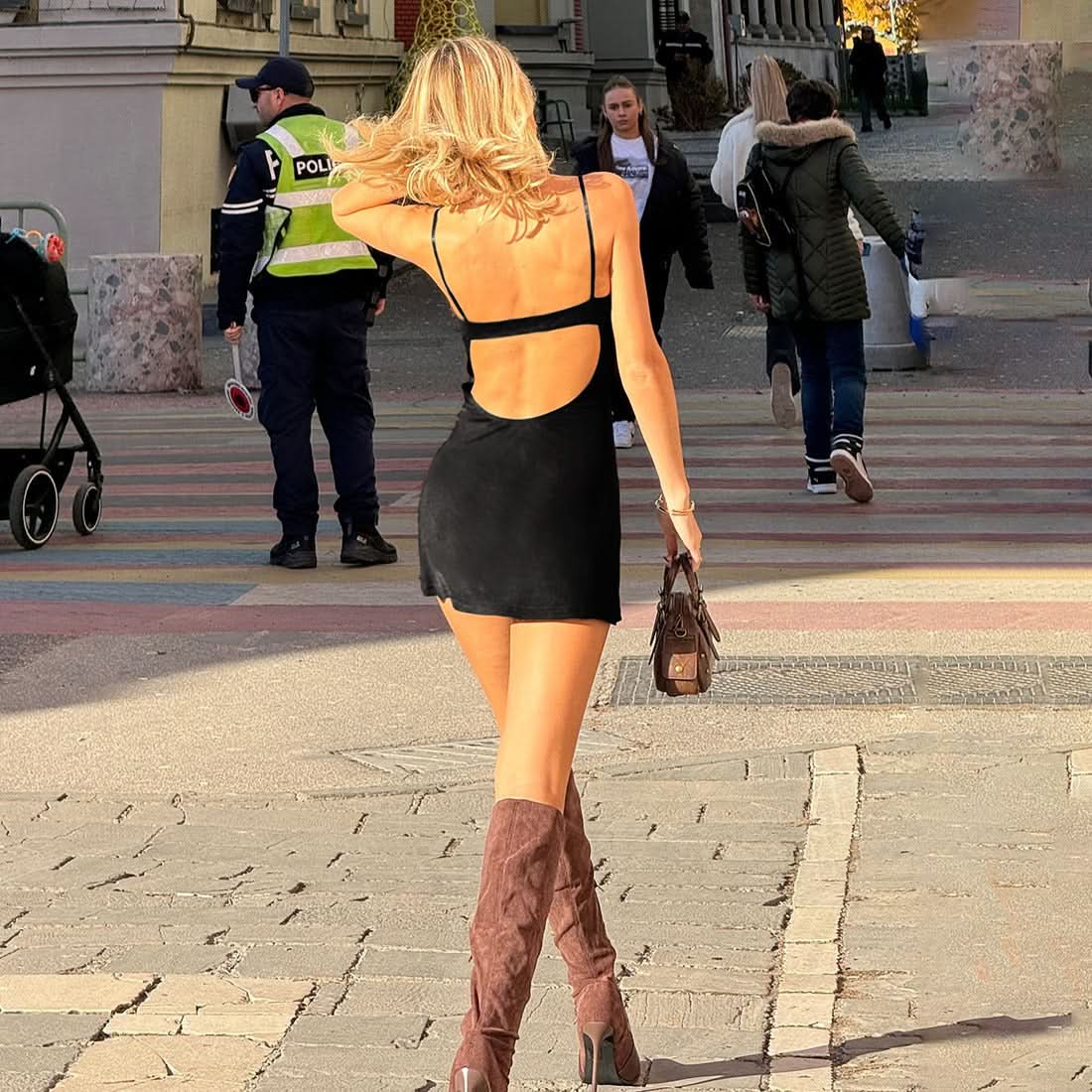MARSEILLE | MINI DRESS - Black, back