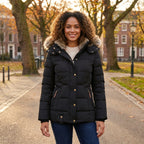 MATILDE | FITTED PUFFER JACKET - Black